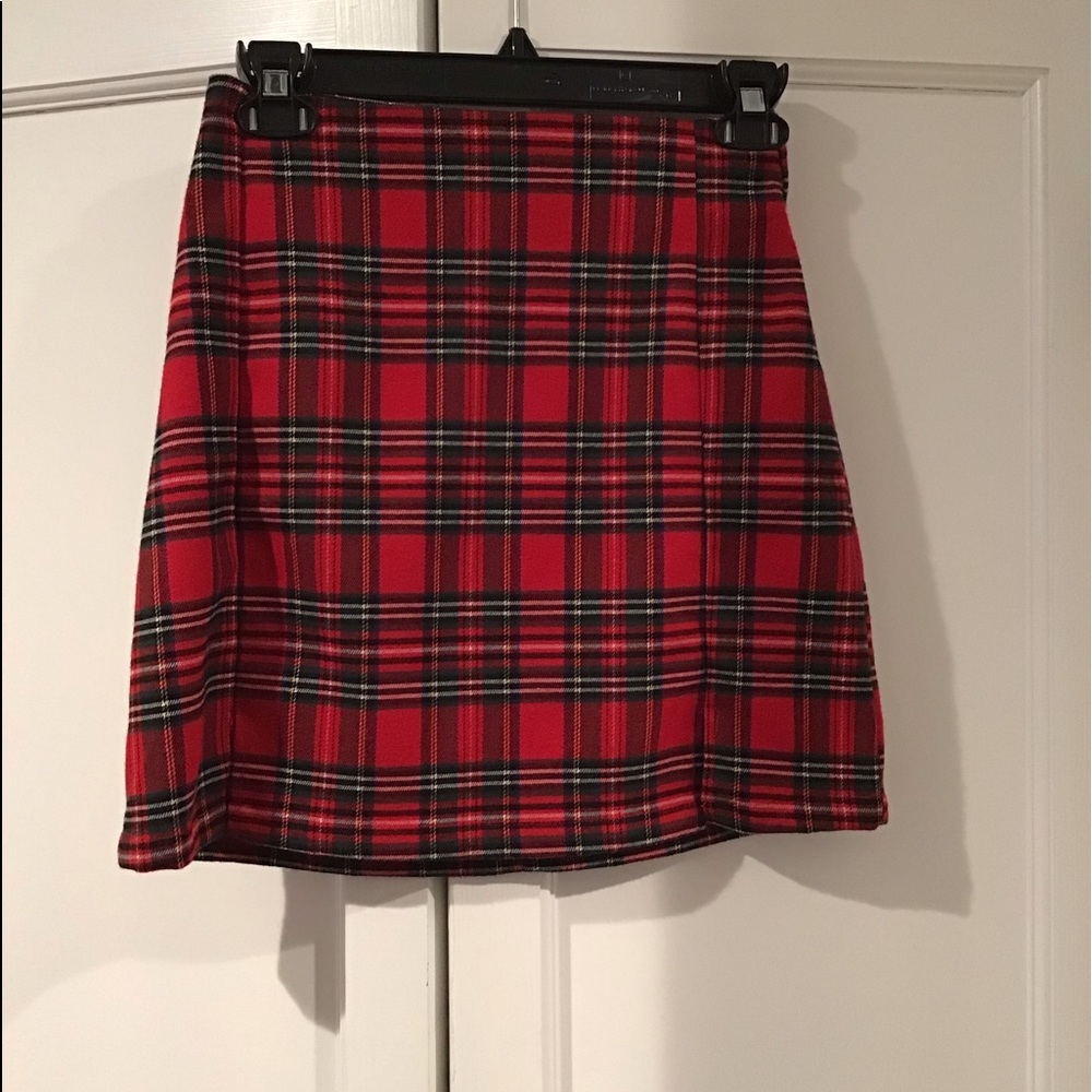 Brandy Melville Plaid Mini Skirt